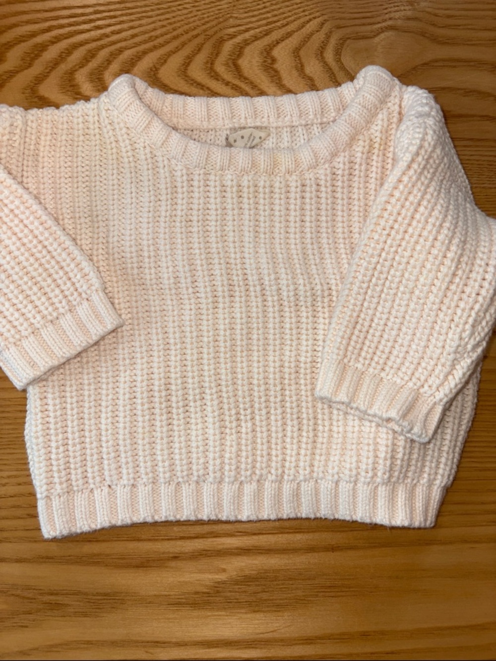 Old Navy Cream Knit Baby Sweater